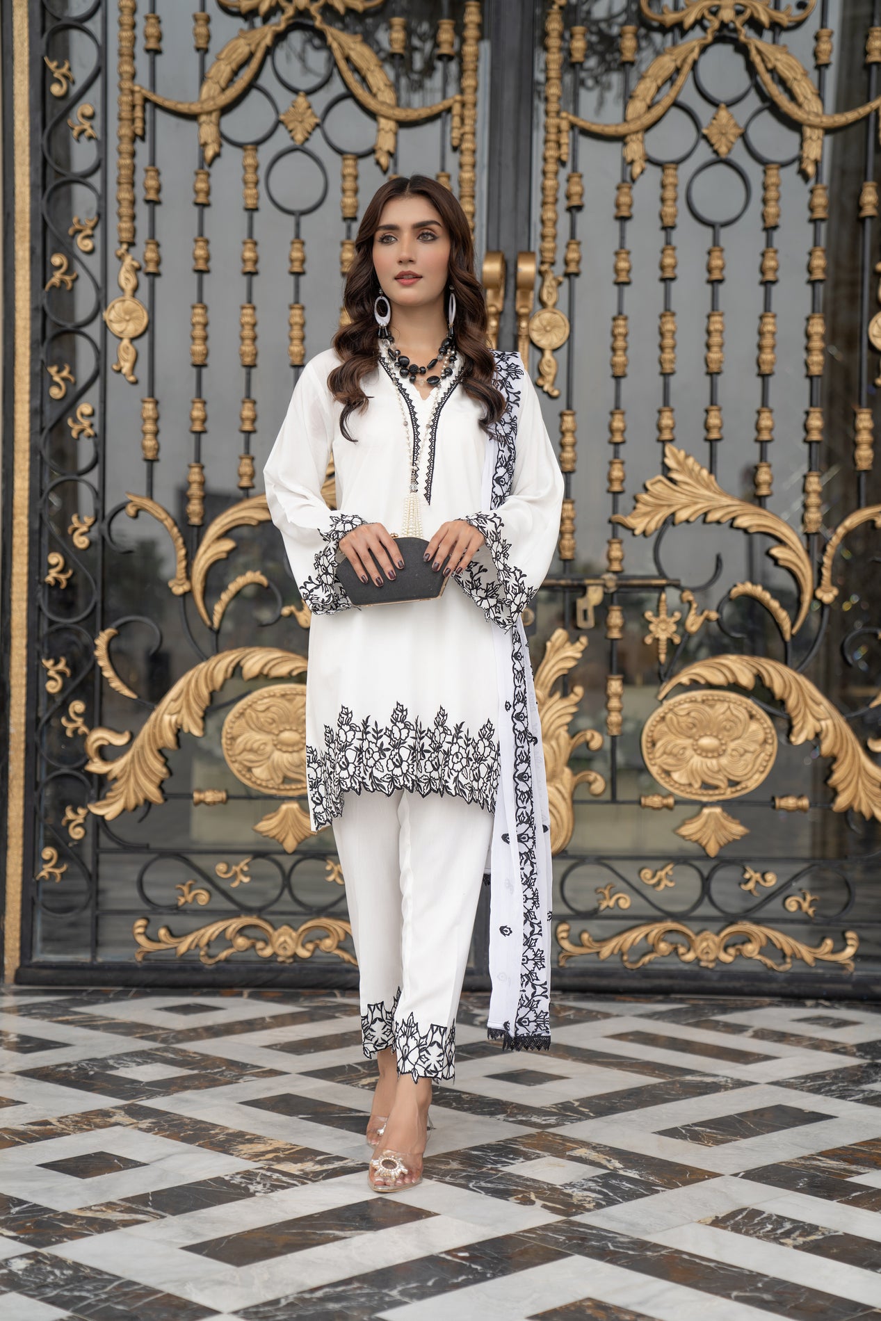 Linen long dress clearance designs