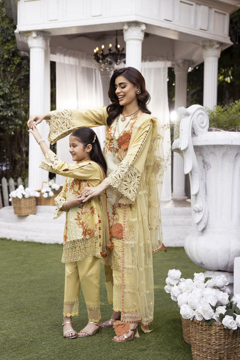 Luxury Jacquard EID Collection For Girls by Mona MJG6