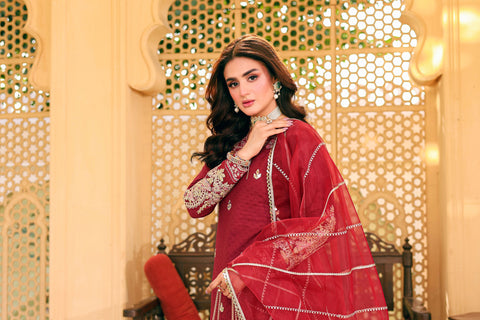 Hira Mani ft. Mona Jacquard Collection HMM6