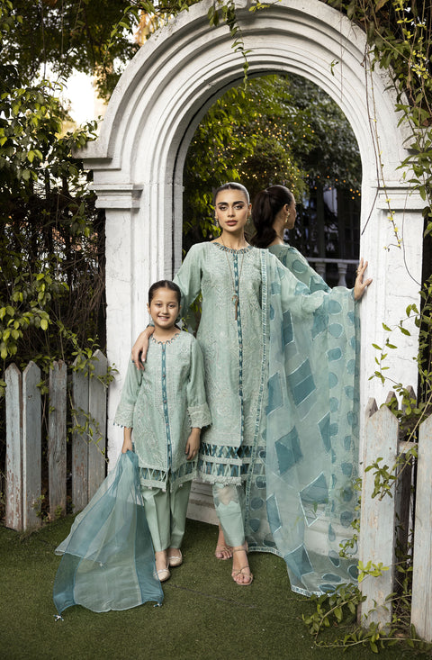 Luxury Jacquard EID Collection For Girls by Mona MJG5