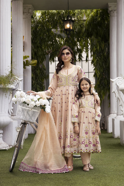 Luxury Jacquard EID Collection For Girls by Mona MJG4