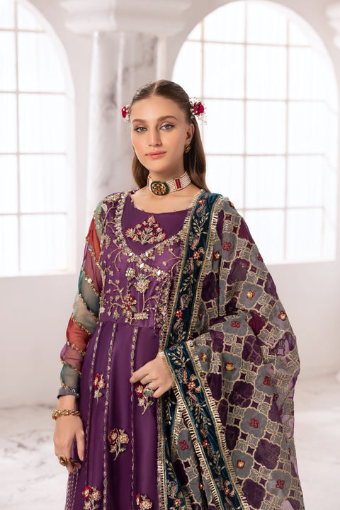 Luxury Formal Handwork Angrakha Maxi by Aroosh ZR7