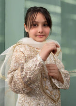 Festive Off White Gharara Dress for Girls by Mona FMGC2