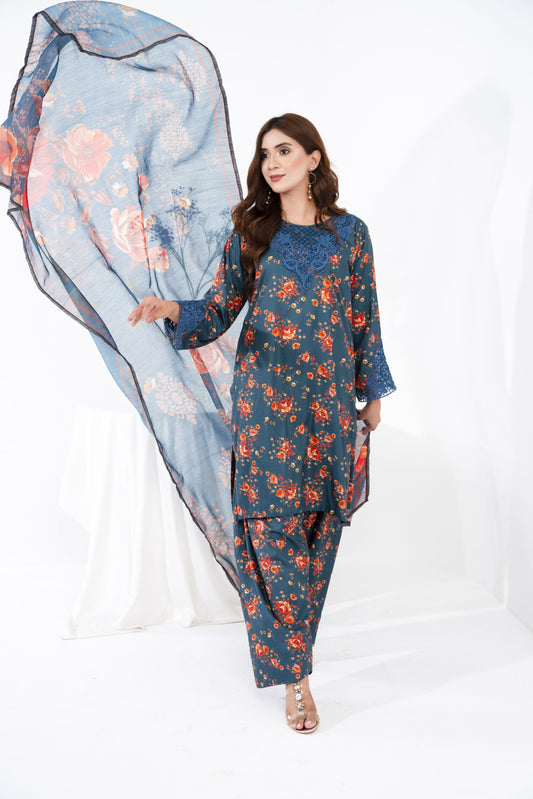 Mahgul Linen Winter Collection by Raniyah MWR5