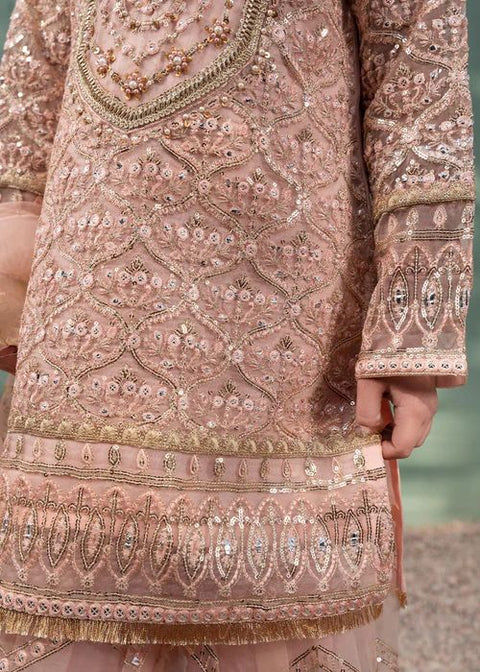 Festive Pink Gharara Dress for Girls by Mona FMGC3