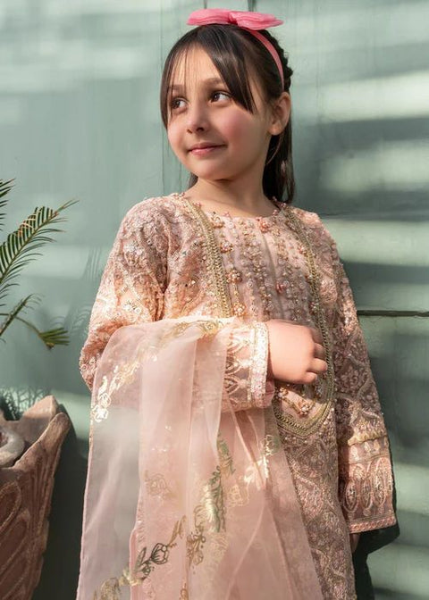 Festive Pink Gharara Dress for Girls by Mona FMGC3