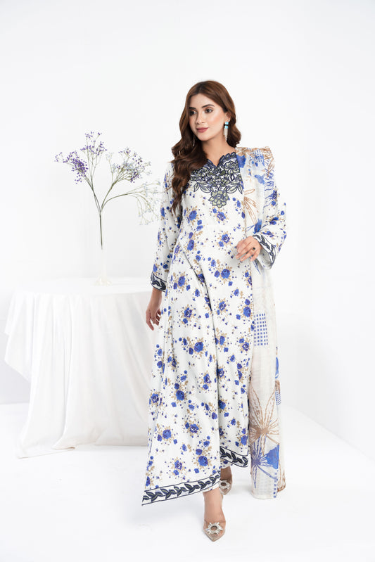 Mahgul Linen Winter Collection by Raniyah MWR2