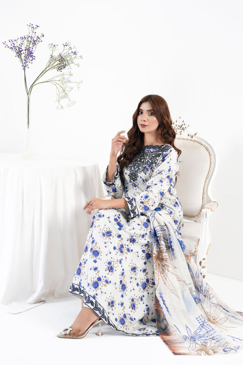 Mahgul Linen Winter Collection by Raniyah MWR2