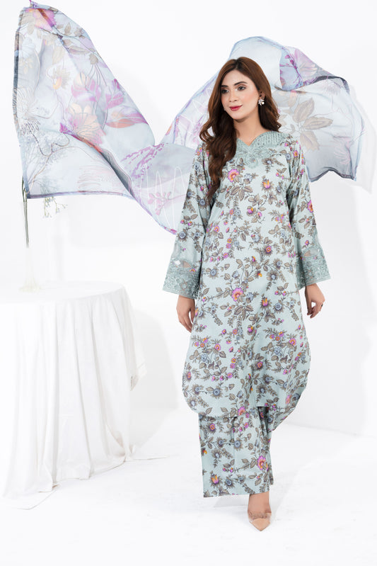 Mahgul Linen Winter Collection by Raniyah MWR1