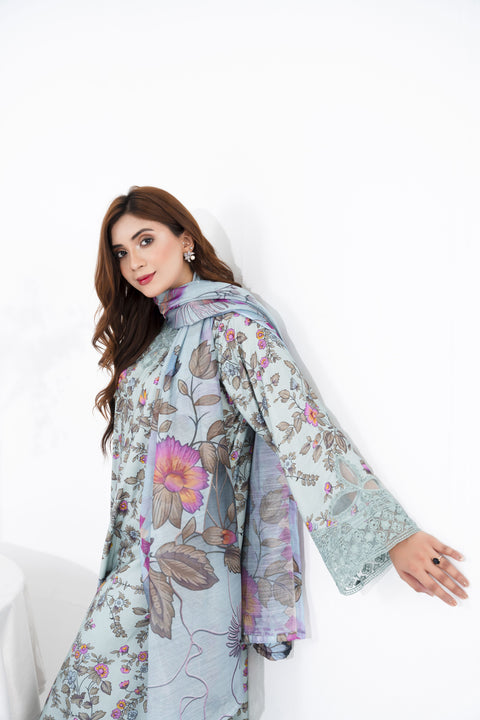 Mahgul Linen Winter Collection by Raniyah MWR1