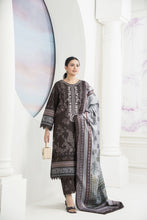 3pc Printed Embroidered Khaddar Winter Suit SKK9