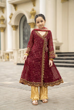 3pc Festive Girls Dress by ARWAH AG19