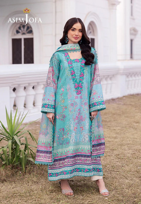 Asim Jofa Charmeuse Raw Silk Ready to Wear Womenswear AJRS-04