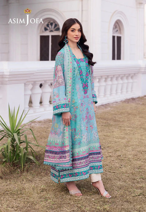 Asim Jofa Charmeuse Raw Silk Ready to Wear Womenswear AJRS-04