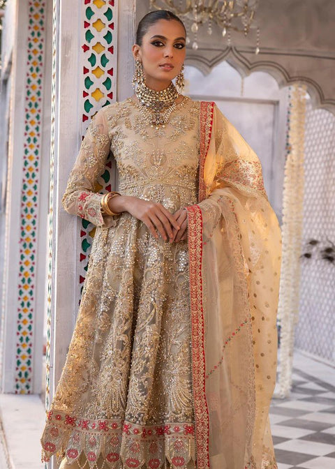 Luxury Formal handwork Long Frock by Aroosh ARB4