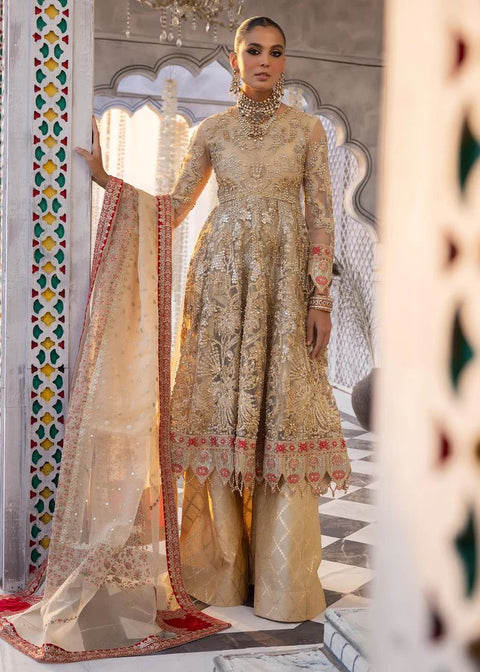 Luxury Formal handwork Long Frock by Aroosh ARB4