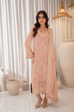 Beige Bliss by Azure Chiffon Semi Formal AZC2