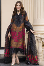 Arwah Embroidered Digital Printed Grip Dress with Velvet Accents SSA19