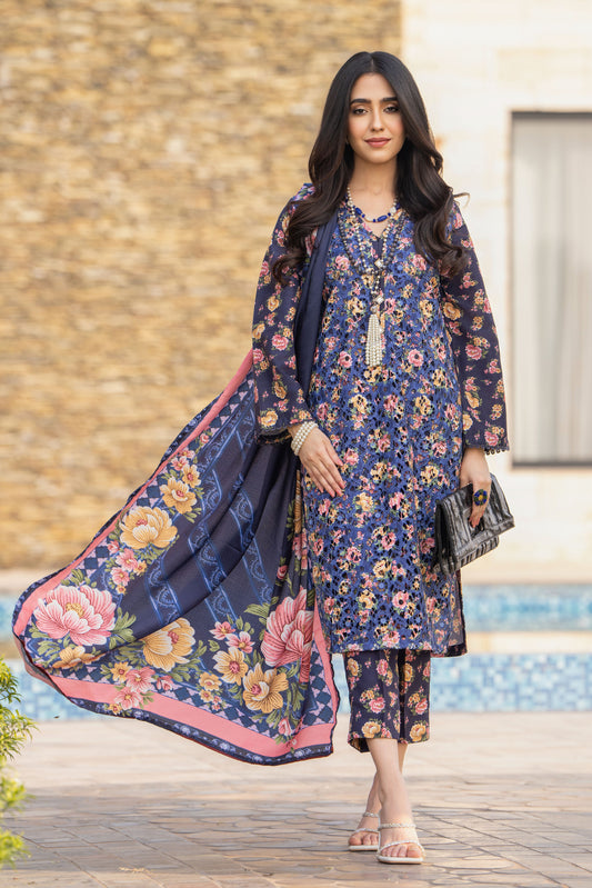 Winter Tales 3pc Khaddar Pashmina Collection by Zaiwa TW6