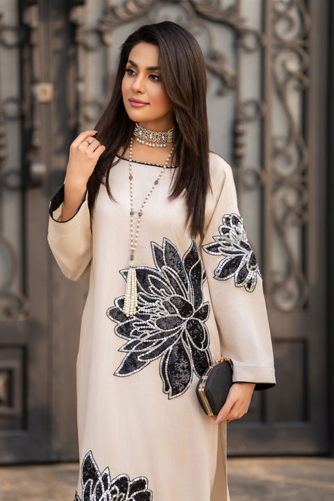 Winter Radiance 2pc Dress by Zaiwa WRD10