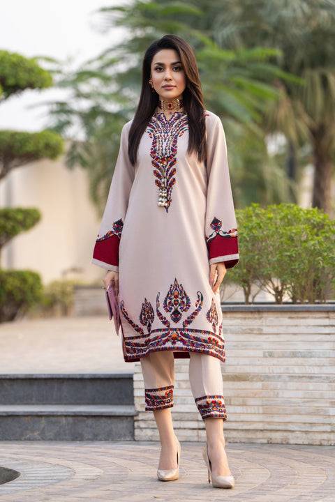 Winter Radiance 2pc Dress by Zaiwa WRD4