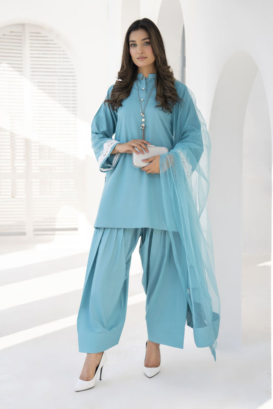 Farshi Mahal by Aabpara – Festive Farshi Shalwar Dress FMA3