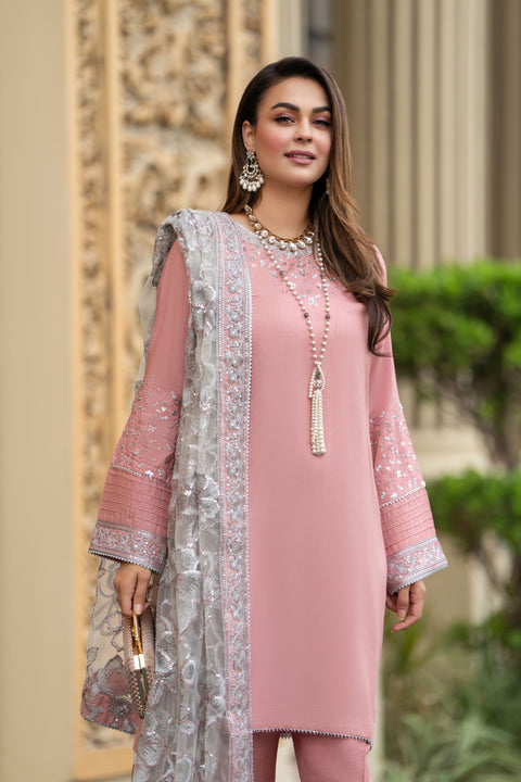 Raw Silk and Sparkle Ready to Wear Dress by Gul Warun RSS3