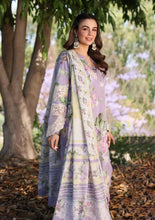 ELAF PRINT CHIKANKARI ECK-03A LILAC L’AMOUR