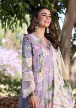 ELAF PRINT CHIKANKARI ECK-03A LILAC L’AMOUR