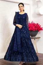 Baroque Chiffon Formal Dress Glace Blue BQF10