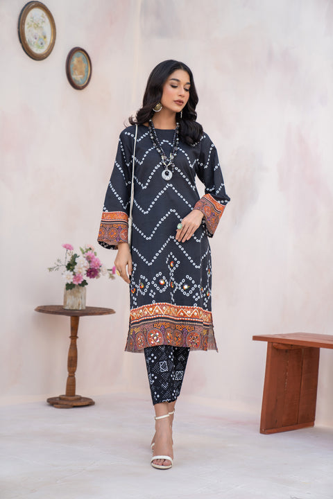 Winter 2 Pcs Ready to Wear Khadar Dress by Hemline 08