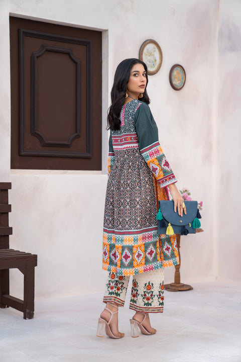 Winter 2 Pcs Ready to Wear Khadar Dress by Hemline 03