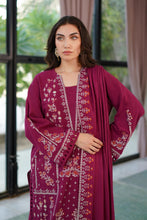 Legacy Luxe 3pc Embroidered Khaddar Dress by Sahar SW24-4