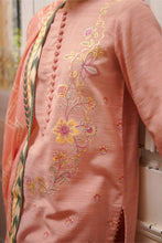 Pink Peony 3pc Embroidered Khaddar Dress by Sahar SW24-11