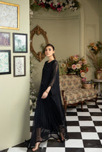 Premium Luxury Chiffon Black Kaftan by Ain 11