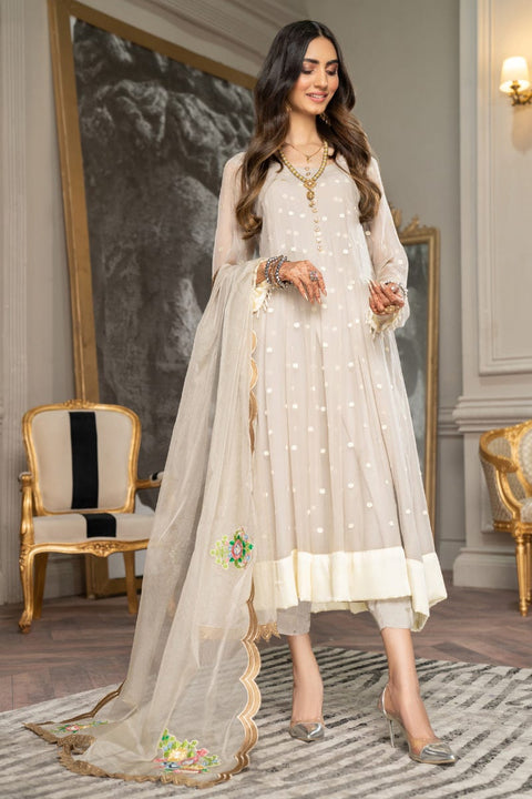 Luxury Formal Chiffon Embroidered Collection by Aleezay 05