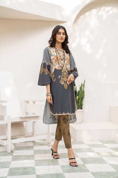 2pc Khadar Printed Dress by DressCode 08