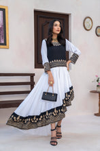 2pc Linen Embroidered Dress HMC1