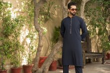 Men Embroidered Kurta Trousers Set ABNN6