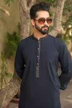 Men Embroidered Kurta Trousers Set ABNN6