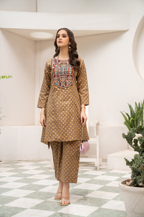 Zaiwa Embroidered Lawn ZC02