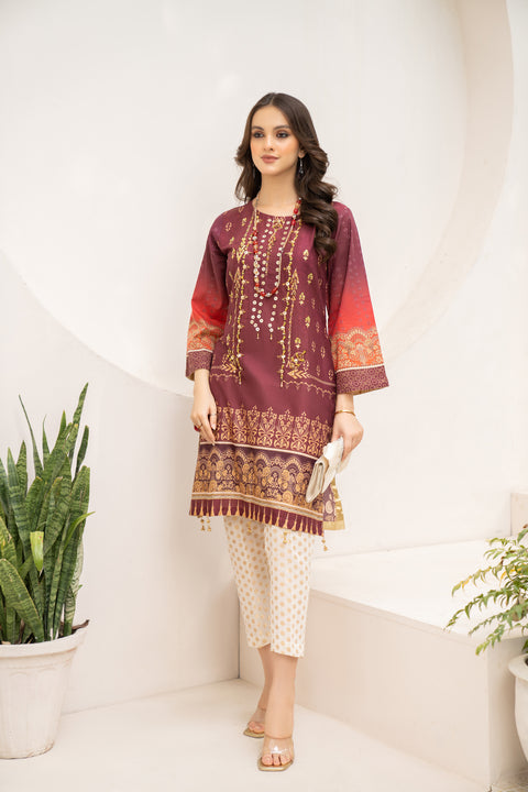 Zaiwa Embroidered Lawn ZC05