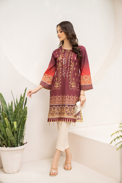 Zaiwa Embroidered Lawn ZC05