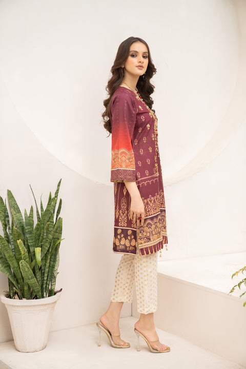 Zaiwa Embroidered Lawn ZC05