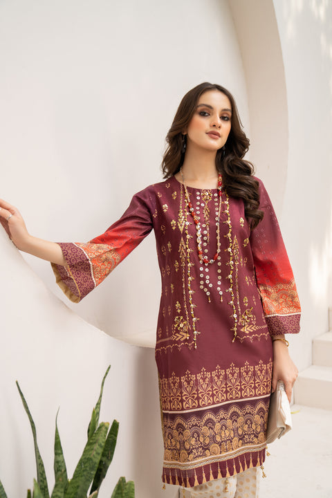 Zaiwa Embroidered Lawn ZC05