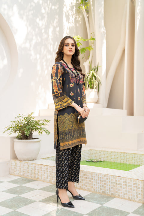 Zaiwa Embroidered Lawn ZC07