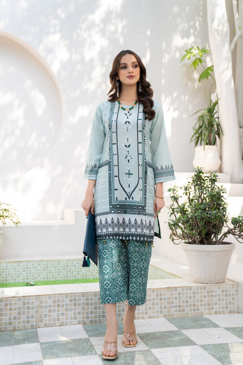 Zaiwa Embroidered Lawn ZC08