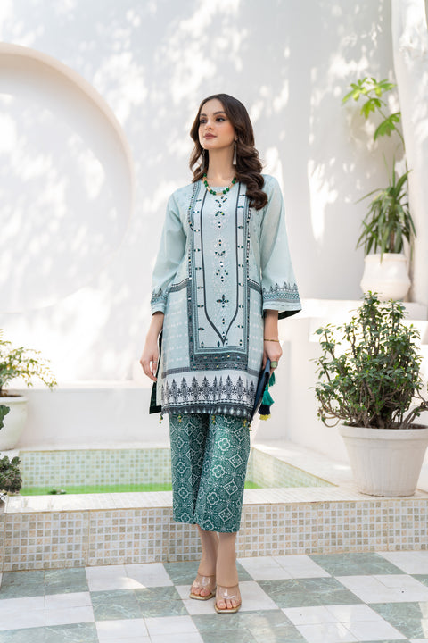 Zaiwa Embroidered Lawn ZC08