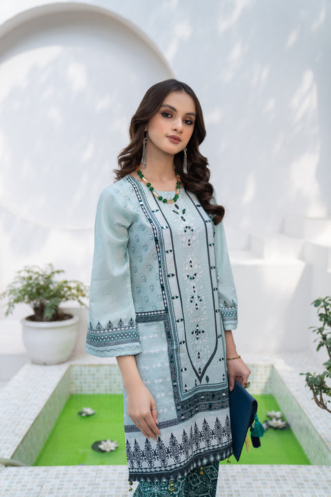 Zaiwa Embroidered Lawn ZC08