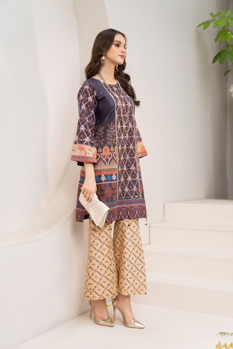 Zaiwa Embroidered Lawn ZC09